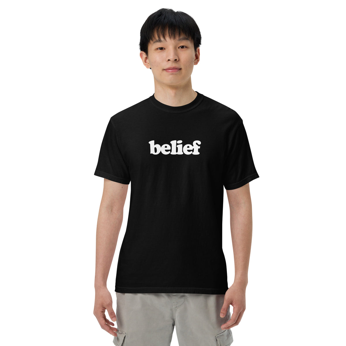 Belief Tee | Black & White